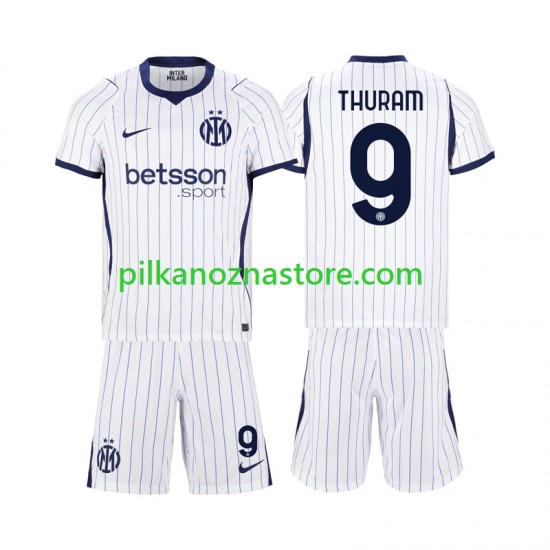 Inter Mediolan dla Dzieci Marcus Thuram 9 Koszulka Wyjazdowy 2026-2027 Krótkie Rękawy