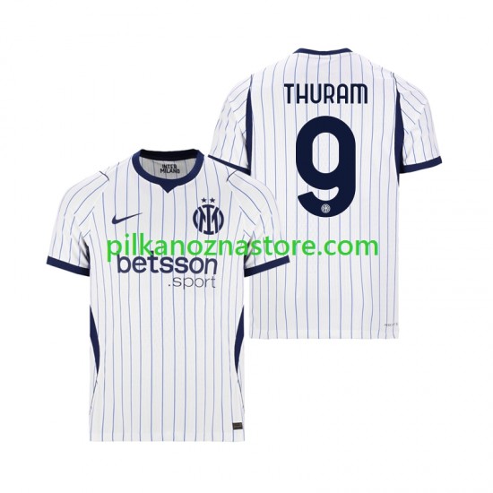 Inter Mediolan Marcus Thuram 9 Koszulka Męska Wyjazdowy 2026-2027 Krótkie Rękawy