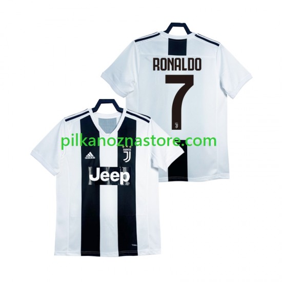 Juventus Cristiano Ronaldo 2018 2019 Retro Koszulka Męska Domowy Krótkie Rękawy
