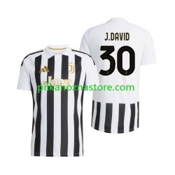 Juventus Jonathan David 30 Koszulka Męska Domowy 2026-2027 Krótkie Rękawy