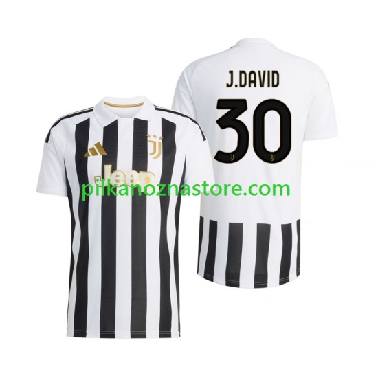 Juventus Jonathan David 30 Koszulka Męska Domowy 2026-2027 Krótkie Rękawy