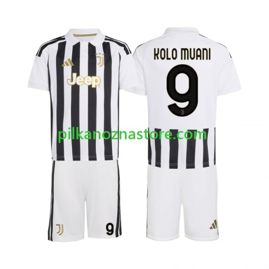 Juventus dla Dzieci Randal Kolo Muani 9 Koszulka Domowy 2026-2027 Krótkie Rękawy