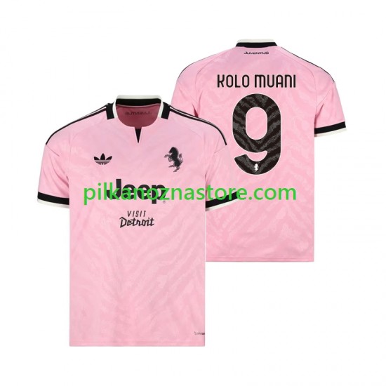Juventus Randal Kolo Muani 9 Koszulka Męska Wyjazdowy 2026-2027 Krótkie Rękawy