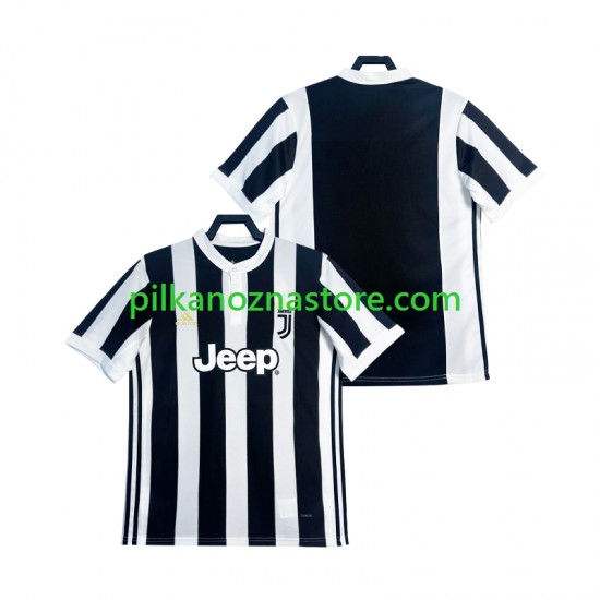 Juventus 2017 2018 Retro Koszulka Męska Domowy Krótkie Rękawy