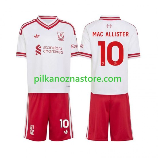 Liverpool dla Dzieci Alexis Mac Allister 10 Koszulka Wyjazdowy 2026-2027 Krótkie Rękawy