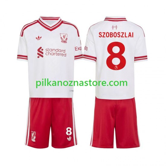 Liverpool dla Dzieci Dominik Szoboszlai 8 Koszulka Wyjazdowy 2026-2027 Krótkie Rękawy