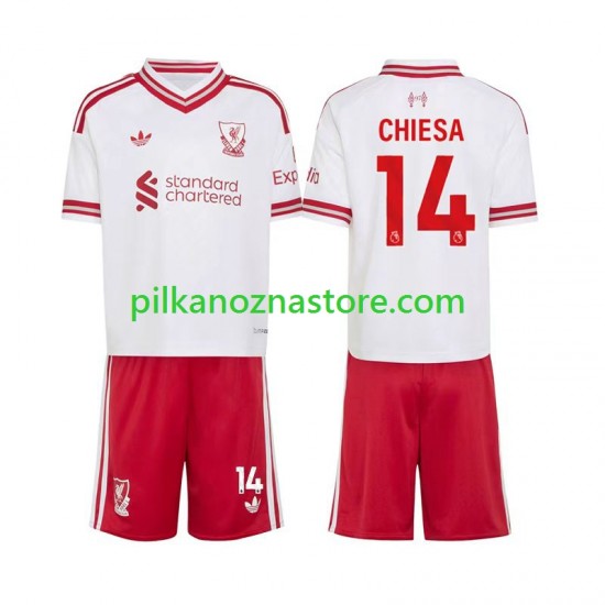 Liverpool dla Dzieci Federico Chiesa 14 Koszulka Wyjazdowy 2026-2027 Krótkie Rękawy