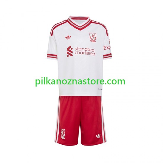 Liverpool dla Dzieci Koszulka Wyjazdowy 2026-2027 Krótkie Rękawy