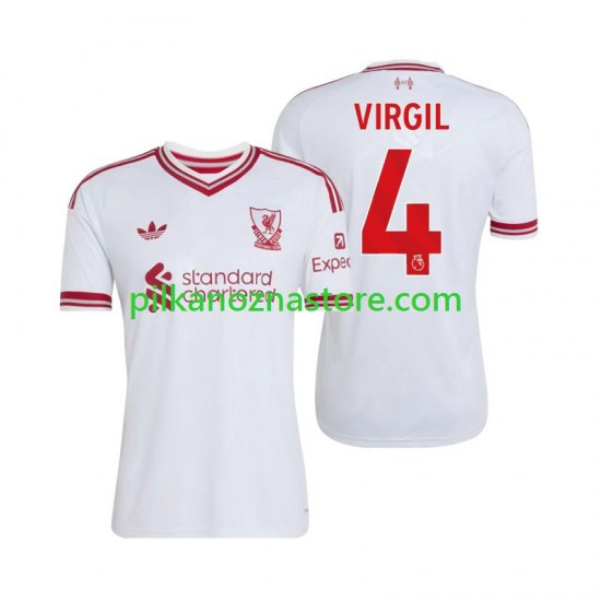 Liverpool Virgil van Dijk 4 Koszulka Męska Wyjazdowy 2026-2027 Krótkie Rękawy