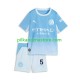 Manchester City dla Dzieci Elliot Anderson 5 Koszulka Domowy 2026-2027 Krótkie Rękawy