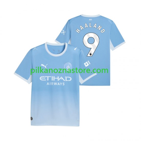 Manchester City Erling Haaland 9 Koszulka Męska Domowy 2026-2027 Krótkie Rękawy