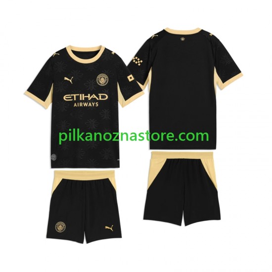 Manchester City dla Dzieci Koszulka Wyjazdowy 2026-2027 Krótkie Rękawy