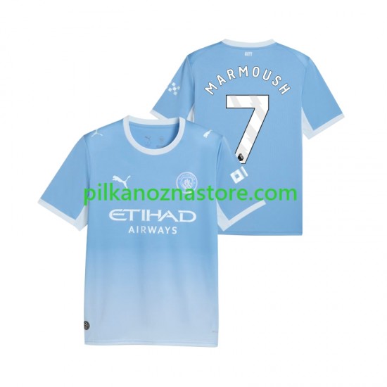 Manchester City Omar Marmoush 7 Koszulka Męska Domowy 2026-2027 Krótkie Rękawy