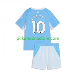Manchester City dla Dzieci Rayan Cherki 10 Koszulka Domowy 2026-2027 Krótkie Rękawy