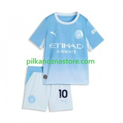 Manchester City dla Dzieci Rayan Cherki 10 Koszulka Domowy 2026-2027 Krótkie Rękawy