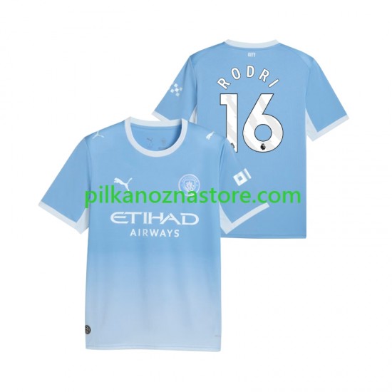 Manchester City Rodri 16 Koszulka Męska Domowy 2026-2027 Krótkie Rękawy
