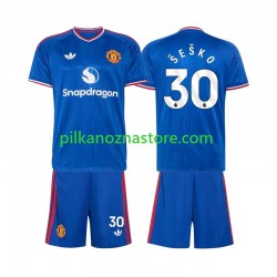 Manchester United dla Dzieci Benjamin Sesko 30 Koszulka Wyjazdowy 2026-2027 Krótkie Rękawy Manchester United dla Dzieci Benjamin Sesko 30 Koszulka Wyjazdowy 2026-2027 Krótkie Rękawy