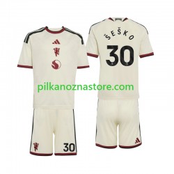 Manchester United dla Dzieci Benjamin Sesko 30 Koszulka Trzeci 2026-2027 Krótkie Rękawy Manchester United dla Dzieci Benjamin Sesko 30 Koszulka Trzeci 2026-2027 Krótkie Rękawy