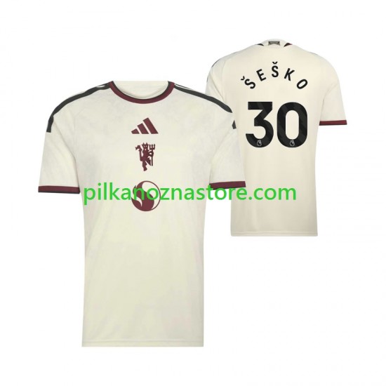 Manchester United Benjamin Sesko 30 Koszulka Męska Trzeci 2026-2027 Krótkie Rękawy
