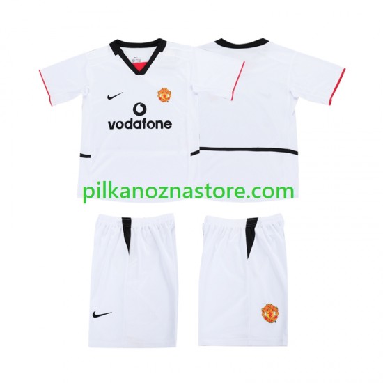 Manchester United dla Dzieci 2003 Koszulka Wyjazdowy 2002 Krótkie Rękawy