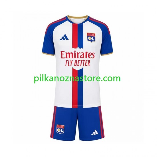 Olympique Lyon dla Dzieci Koszulka Wyjazdowy 2026-2027 Krótkie Rękawy