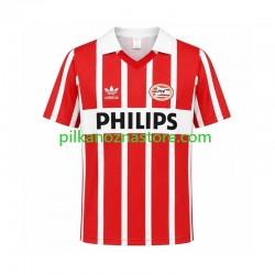 PSV Eindhoven 1990 Retro Koszulka Męska Domowy Krótkie Rękawy PSV Eindhoven 1990 Retro Koszulka Męska Domowy Krótkie Rękawy