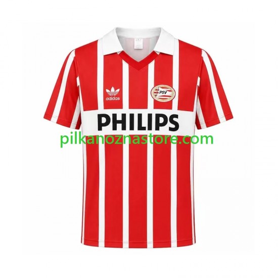 PSV Eindhoven 1990 Retro Koszulka Męska Domowy Krótkie Rękawy