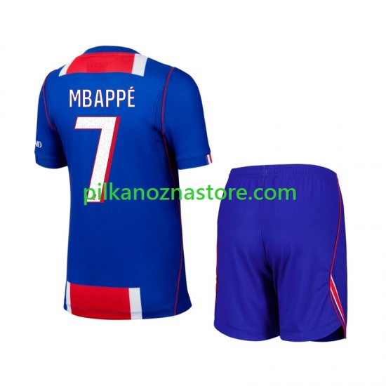Paris Saint-Germain dla Dzieci Mbappé Kylian 7 Koszulka Domowy 2026-2027 Krótkie Rękawy