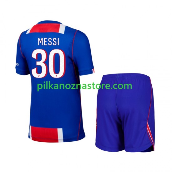 Paris Saint-Germain dla Dzieci Lionel Messi 30 Koszulka Domowy 2026-2027 Krótkie Rękawy