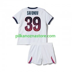 Paris Saint-Germain dla Dzieci Matvey Safonov 39 Koszulka Wyjazdowy 2026-2027 Krótkie Rękawy