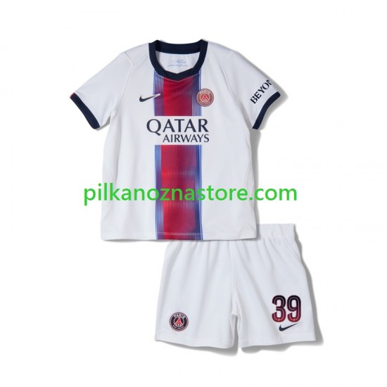 Paris Saint-Germain dla Dzieci Matvey Safonov 39 Koszulka Wyjazdowy 2026-2027 Krótkie Rękawy