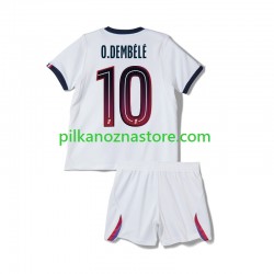 Paris Saint-Germain dla Dzieci Ousmane Dembele 10 Koszulka Wyjazdowy 2026-2027 Krótkie Rękawy