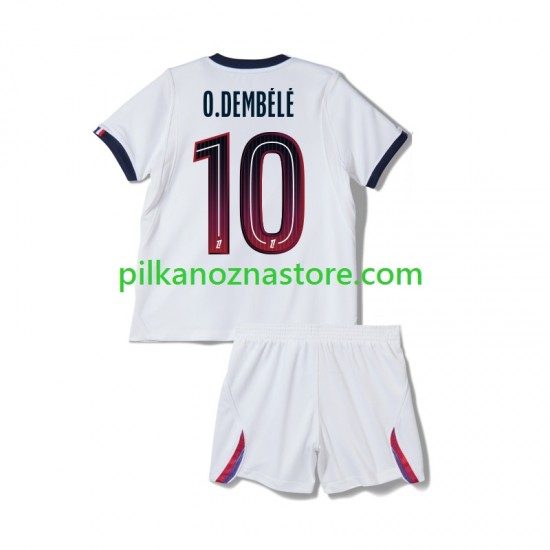 Paris Saint-Germain dla Dzieci Ousmane Dembele 10 Koszulka Wyjazdowy 2026-2027 Krótkie Rękawy