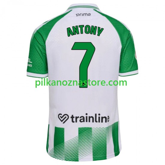 Real Betis Antony 7 Koszulka Męska Domowy 2026-2027 Krótkie Rękawy