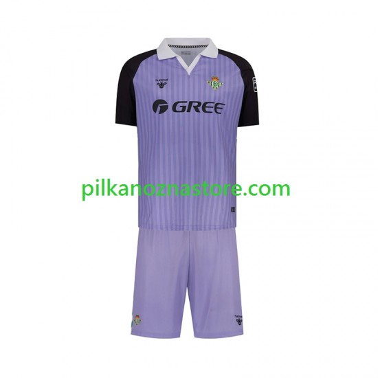 Strój Bramkarski Real Betis dla Dzieci Retro Koszulka Domowy 2025-2026 Krótkie Rękawy