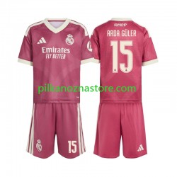 Real Madryt dla Dzieci Arda Guler 15 Koszulka Trzeci 2026-2027 Krótkie Rękawy Real Madryt dla Dzieci Arda Guler 15 Koszulka Trzeci 2026-2027 Krótkie Rękawy