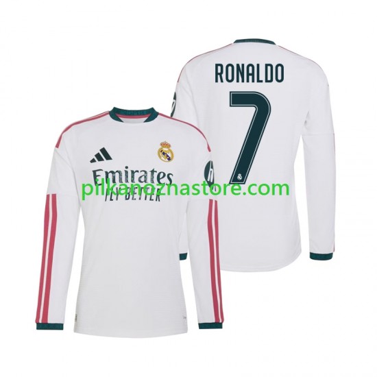 Real Madryt Cristiano Ronaldo 7 Koszulka Męska Domowy 2026-2027 Długie Rękawy