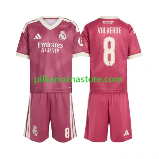 Real Madryt dla Dzieci Federico Valverde 8 Koszulka Trzeci 2026-2027 Krótkie Rękawy