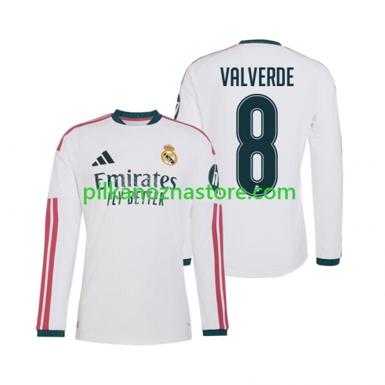 Real Madryt Federico Valverde 8 Koszulka Męska Domowy 2026-2027 Długie Rękawy
