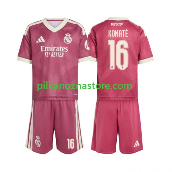 Real Madryt dla Dzieci Ibrahima Konate 16 Koszulka Trzeci 2026-2027 Krótkie Rękawy
