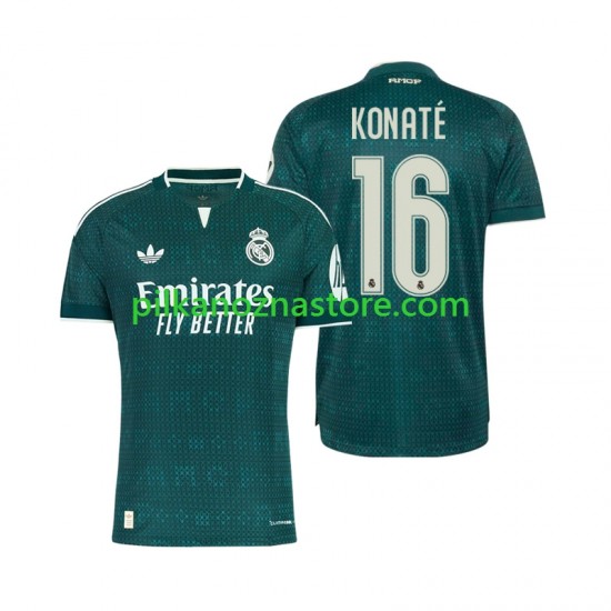 Real Madryt Ibrahima Konate 16 Koszulka Męska Wyjazdowy 2026-2027 Krótkie Rękawy