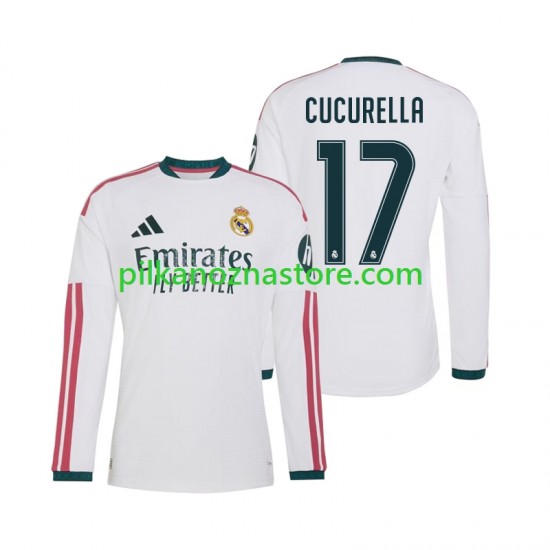 Real Madryt Marc Cucurella 17 Koszulka Męska Domowy 2026-2027 Długie Rękawy