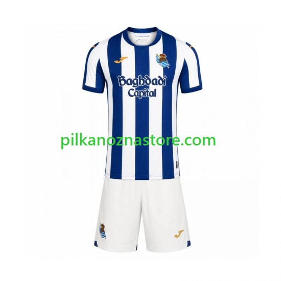 Real Sociedad dla Dzieci Koszulka Domowy 2026-2027 Krótkie Rękawy