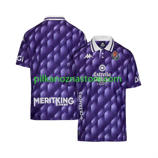 Real Valladolid Retro Koszulka Męska Domowy 2025-2026 Krótkie Rękawy