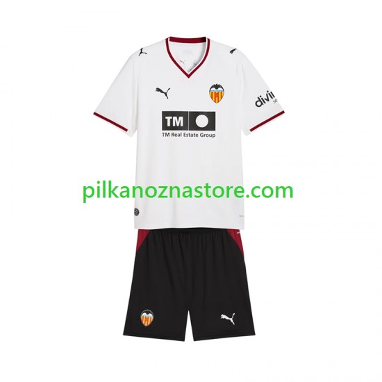 Valencia CF dla Dzieci Koszulka Domowy 2026-2027 Krótkie Rękawy