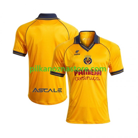 Villarreal CF Retro Koszulka Męska Domowy 2025-2026 Krótkie Rękawy