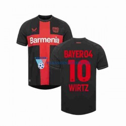 Bayer 04 Leverkusen Florian Wirtz 10 Koszulka Męska Domowy 2023-2024 Krótkie Rękawy