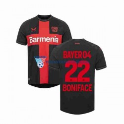 Bayer 04 Leverkusen Victor Boniface 22 Koszulka Męska Domowy 2023-2024 Krótkie Rękawy