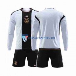 Niemcy dla Dzieci Koszulka Domowy MŚ 2022 Długie Rękawy