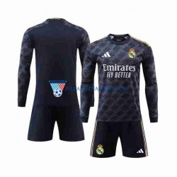 Real Madryt dla Dzieci Koszulka Wyjazdowy 2023-2024 Długie Rękawy